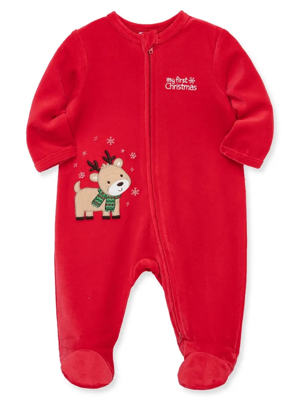 Little me • NWT Red ‘My First Christmas’ Baby One-Piece Sleeper